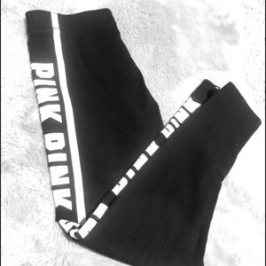 Black Legging - VS Pink